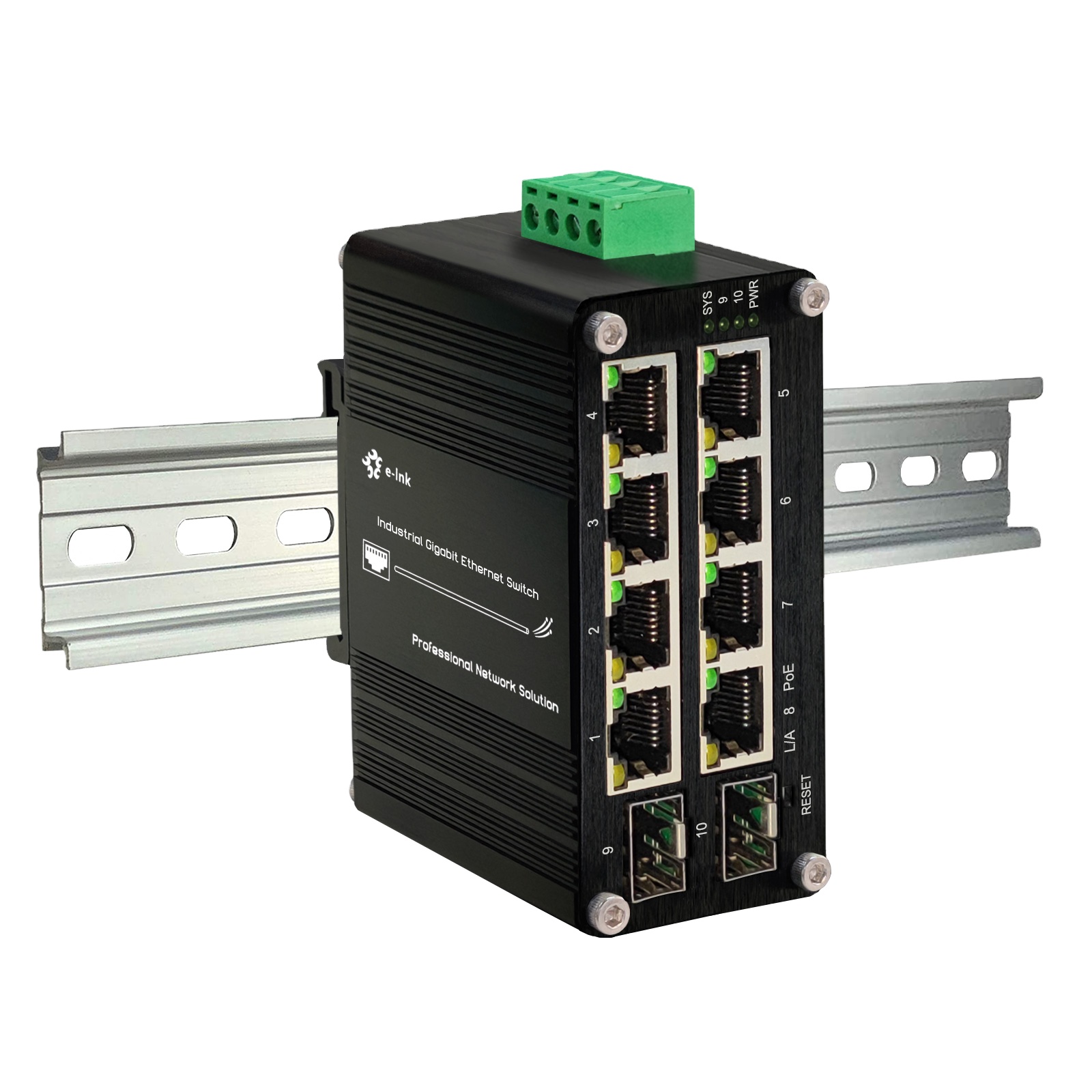 Managed Gigabit Poe Switch 8 Port 802.3At - Управляемый коммутатор PoE, 8 портов, 10/100/1000T,