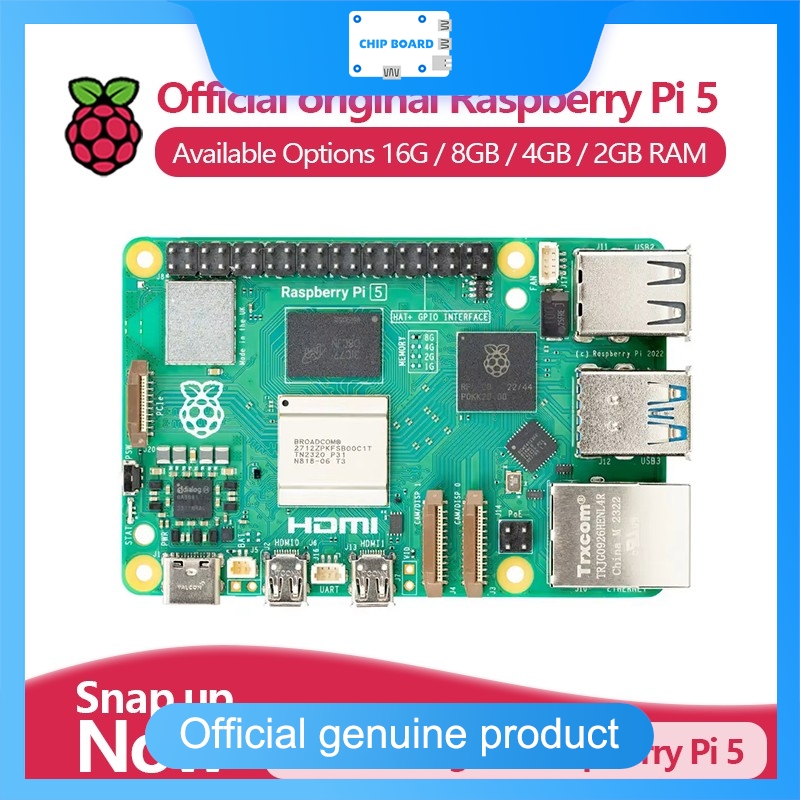 Raspberry Pi 5 8Gb - Официальный одноплатный компьютер Raspberry Pi 5,