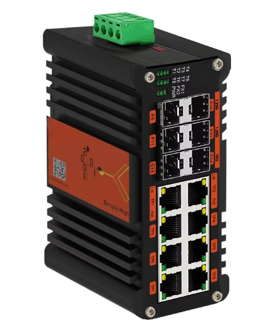 Sfp+ 10G Managed Switch 8 Port - Промышленный управляемый Ethernet-коммутатор L2+ с 8-портовым