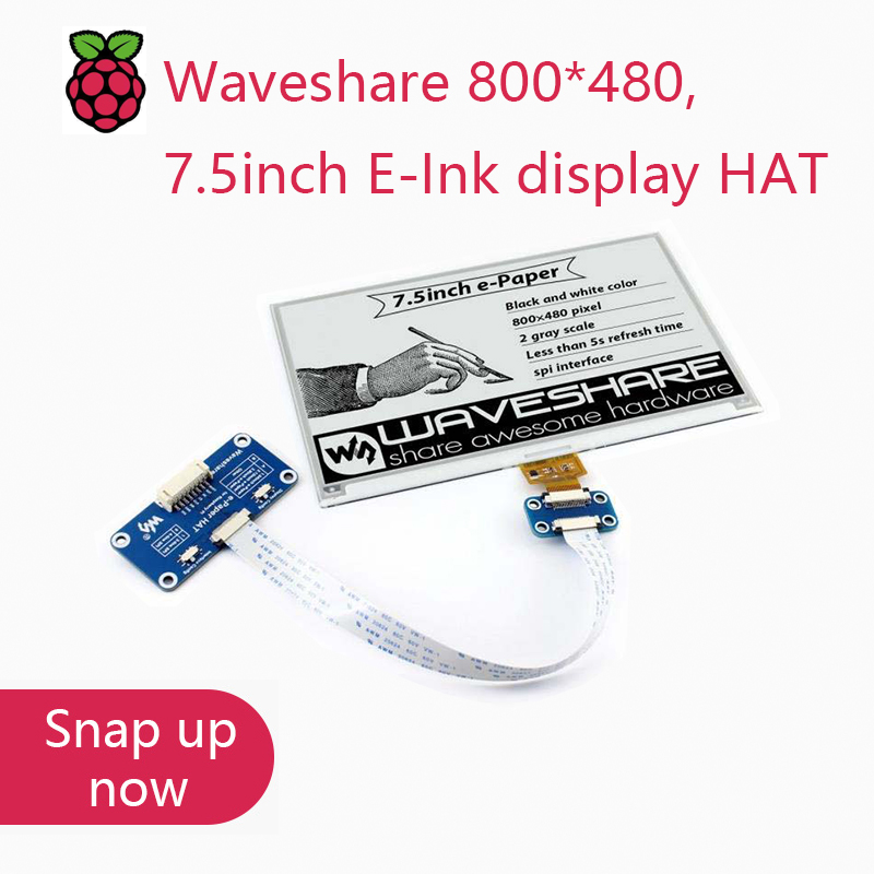 Turing Pi 2 - Дисплей Waveshare E-Ink 800*480, 7,5 дюйма