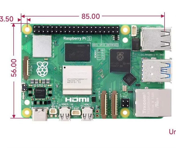Raspberry Pi 5 8Gb - Raspberry Pi 5 оснащен четырехъядерным процессором