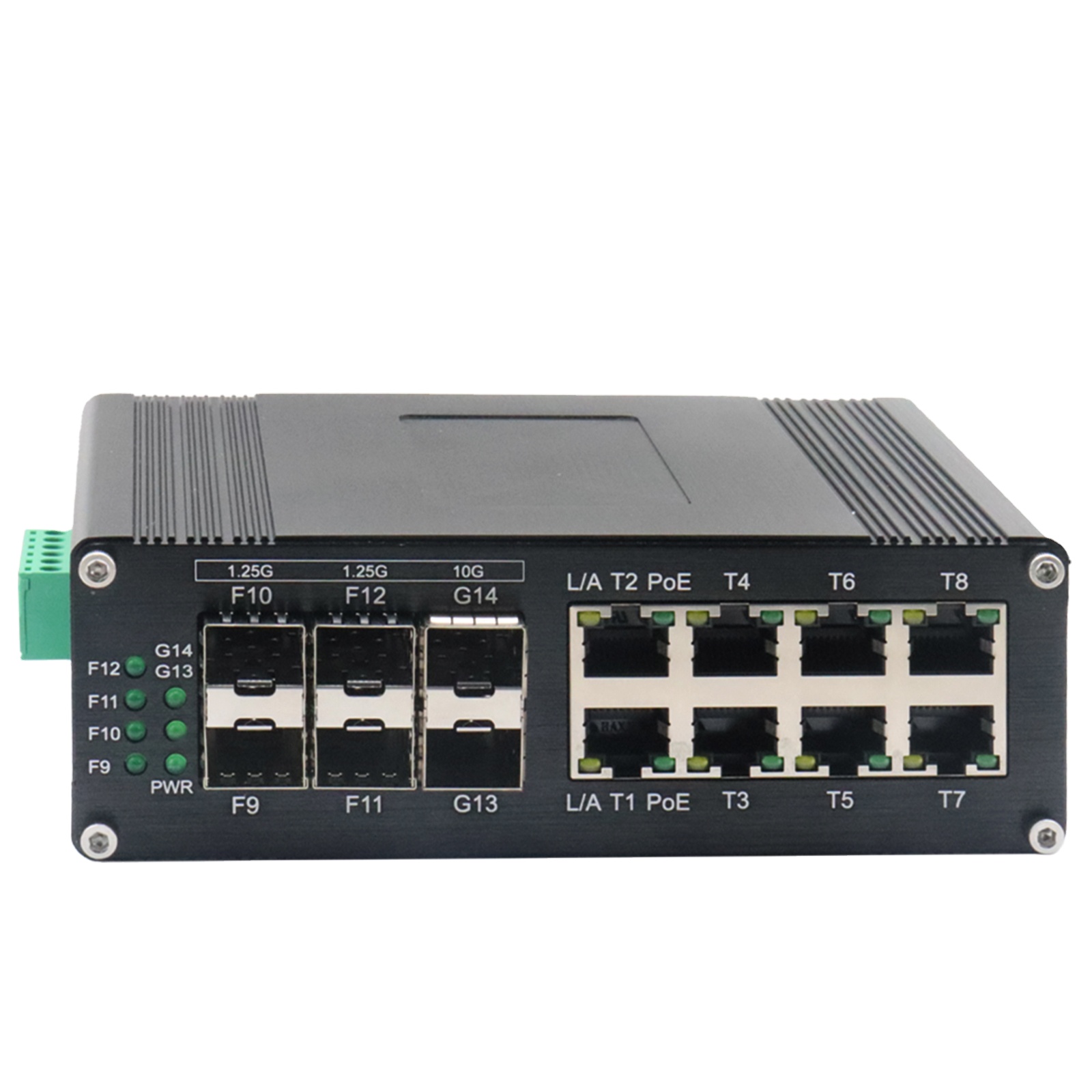 Managed Gigabit Poe Switch 8 Port 802.3At - Промышленный коммутатор Ethernet Гигабитный 8-портовый 10