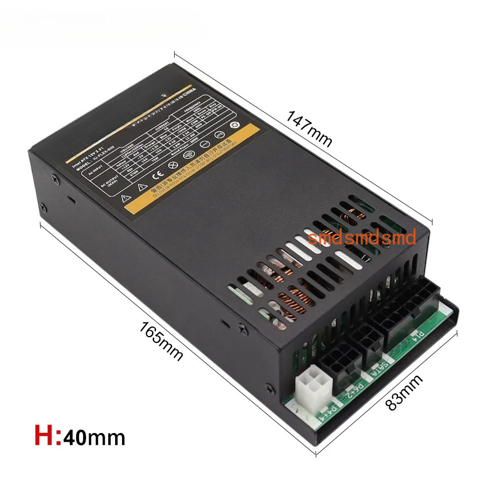 Модульный блок питания 600 Вт, – обзор и цена Atx Power Supply 1U Flex 500W