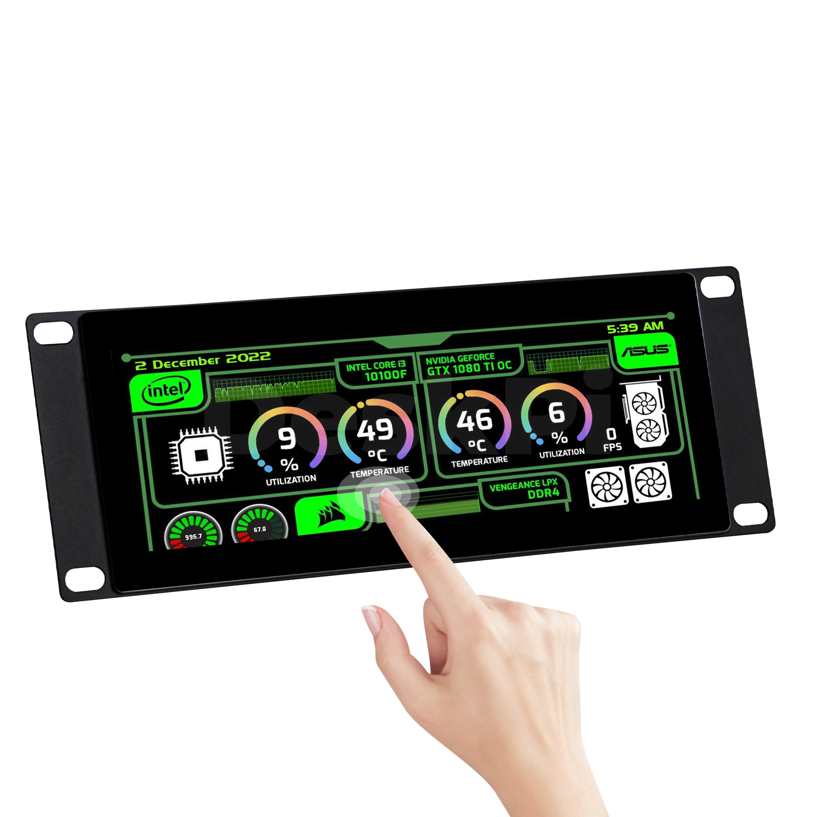 DeskPi 7,84-дюймовый сенсорный – обзор и цена Deskpi Super6C