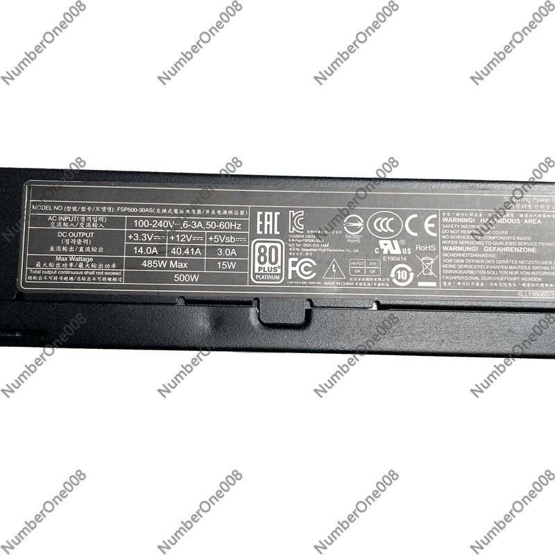 Блок питания FSP500-30AS 80Plu – обзор и цена Atx Power Supply 1U Flex 500W