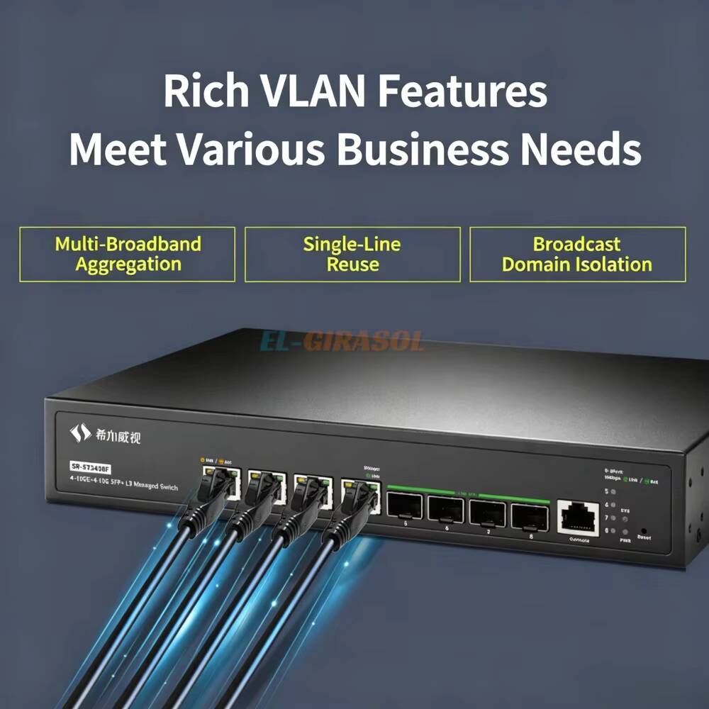 Коммутатор Sirivision 8 портов – обзор и цена Sfp+ 10G Managed Switch 8 Port