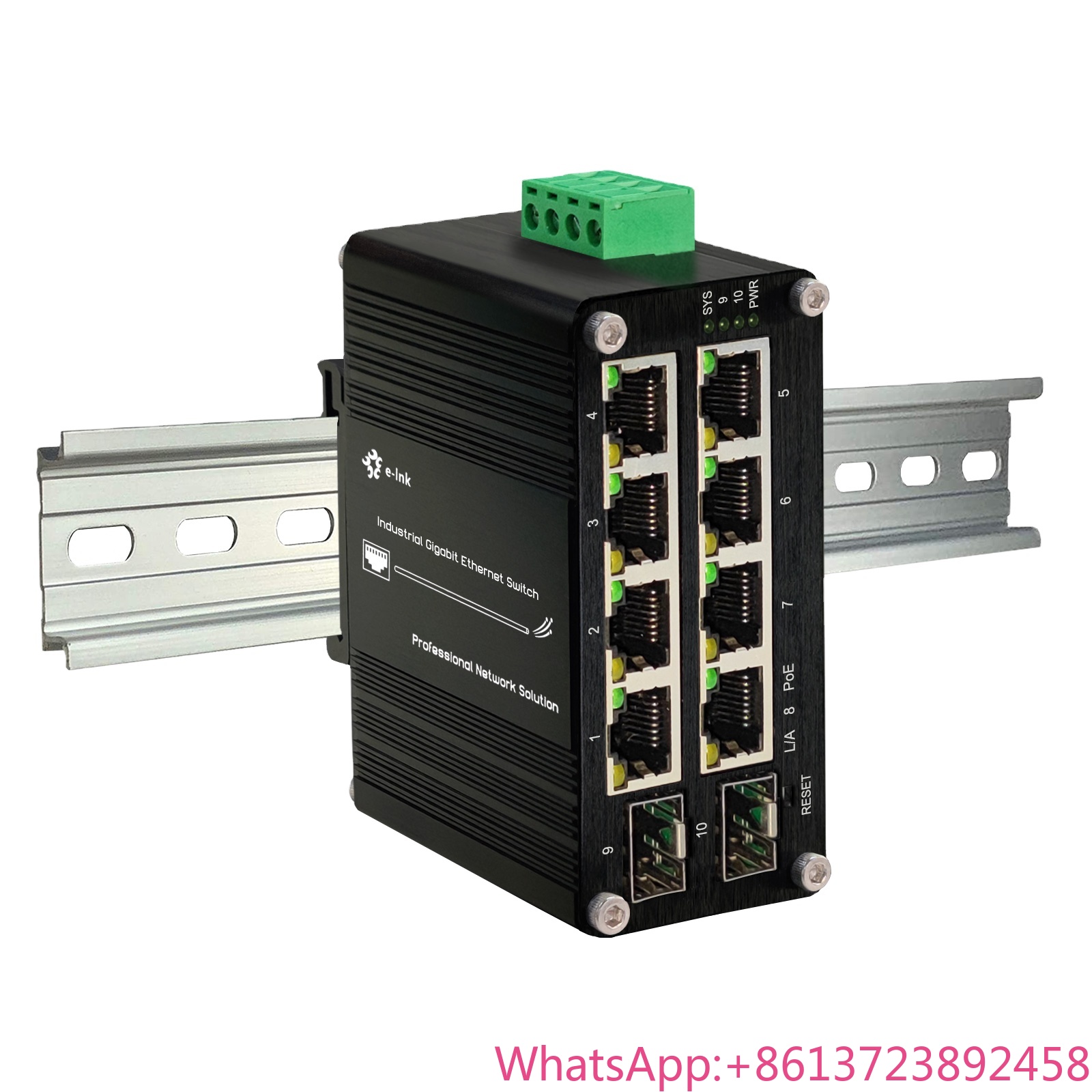 Управляемый коммутатор PoE, 8  – обзор и цена Managed Gigabit Poe Switch 8 Port 802.3At