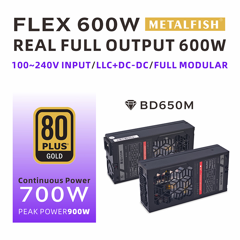 METALFISH Flex 600 Вт модульны – обзор и цена Atx Power Supply 1U Flex 500W