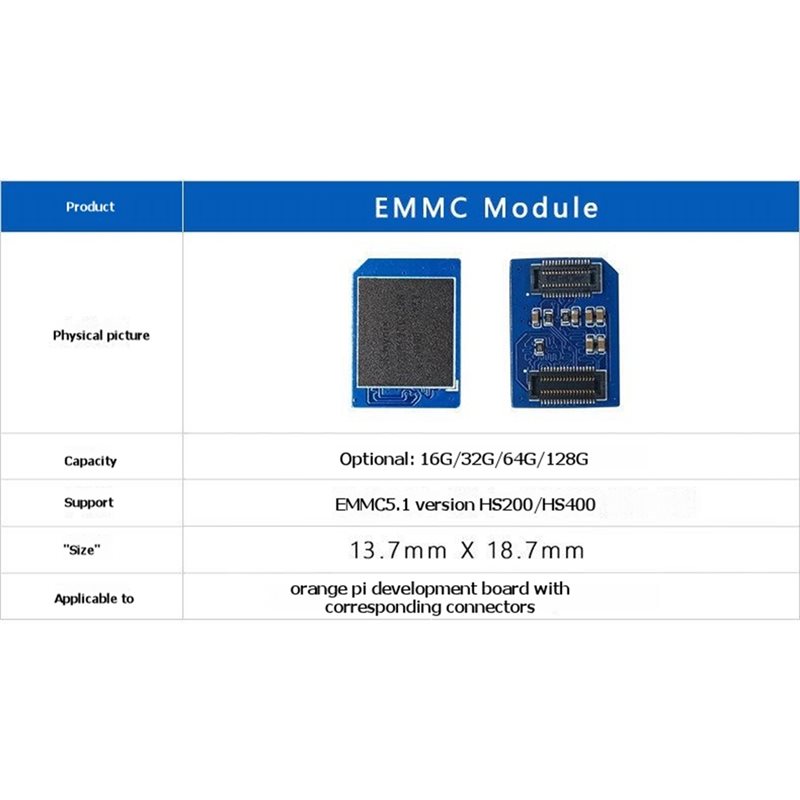 Модуль A13E-EMMC 32 ГБ для Ora – обзор и цена Orange Pi 5 Plus 32Gb