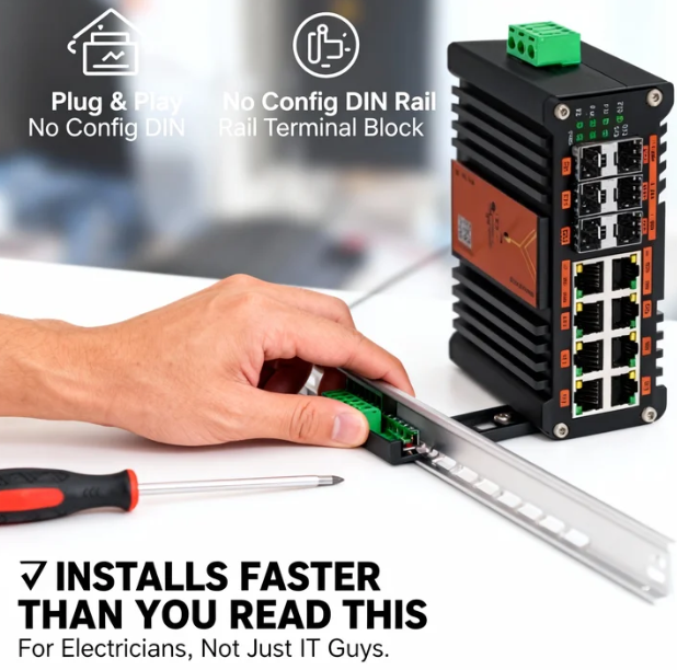 Промышленный управляемый комму – обзор и цена Sfp+ 10G Managed Switch 8 Port