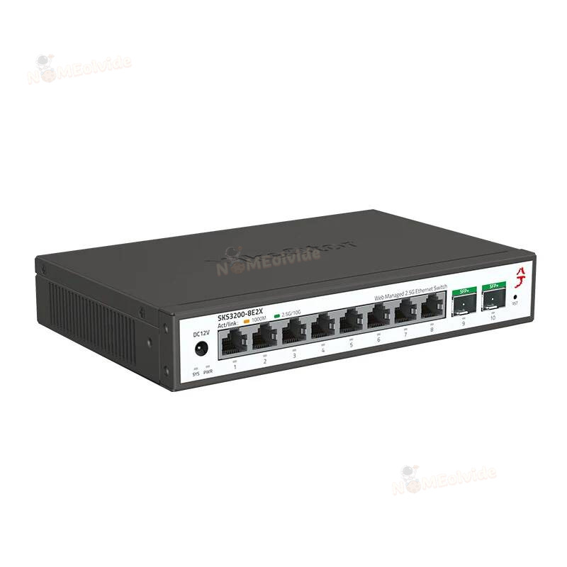 SKS3200 XikeStor, 10 портов L2 – обзор и цена Sfp+ 10G Managed Switch 8 Port