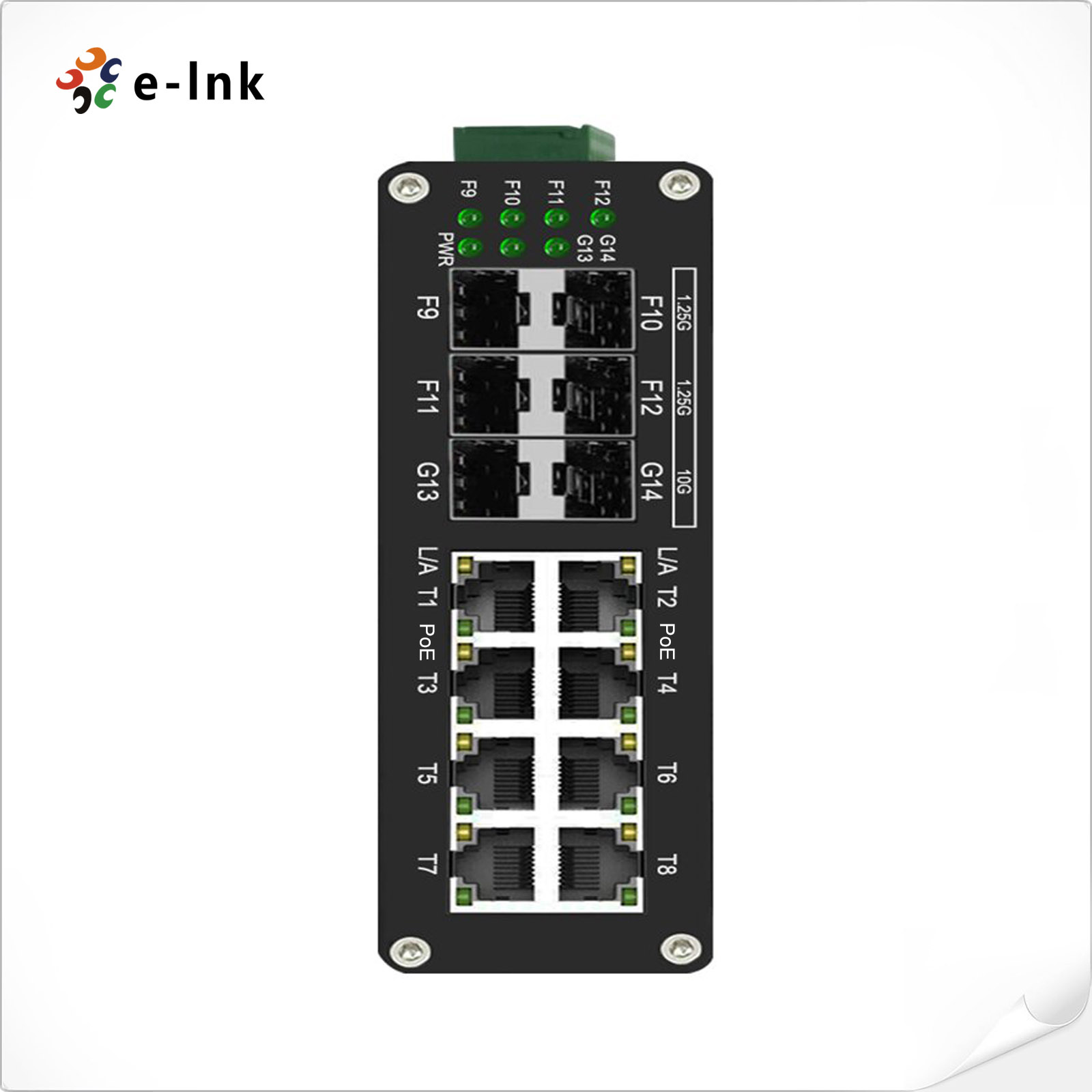 Промышленный коммутатор Ethern – обзор и цена Managed Gigabit Poe Switch 8 Port 802.3At